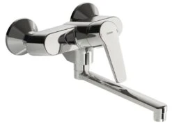 Hansa Polo - Grifo Monomando Mural De Fregadero, Cromo 51622193