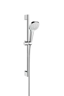 Hansgrohe Croma Select E - Conjunto De Ducha Multi EcoSmart 9l/min 0,65m, Blanco/cromo 26581400