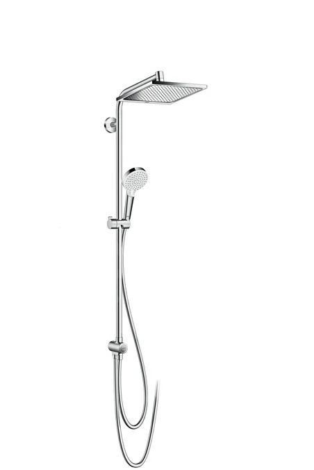 Hansgrohe Crometta - Conjunto De Ducha E 240 Showerpipe Para Renovaciones, EcoSmart 9 L/min, Cromo 27289000 3 Hansgrohe Crometta - Conjunto De Ducha E 240 Showerpipe Para Renovaciones, EcoSmart 9 L/min, Cromo 27289000