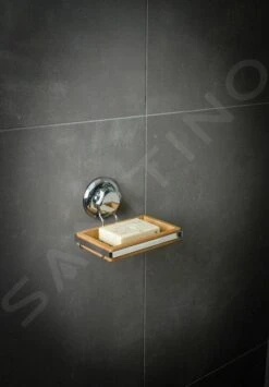 Compactor Bestlock - Jabonera Con Soporte, Bambú/cromo RAN5806 -Baño Suministros Tienda cdd679dbd0ef6bb3f676e2ad