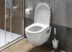 Aqualine Dona - Asiento De WC Soft Close, Blanco FD121 -Baño Suministros Tienda cddb5281a32a0262567e3b10