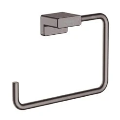 Hansgrohe AddStoris - Toallero, Cromo Negro Cepillado 41754340