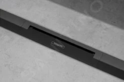 Hansgrohe RainDrain Flex - Canaleta De Ducha Lineal Con Rejilla De Acero Inoxidable 800, Independiente, Acortable, Negro Mate 56044670 -Baño Suministros Tienda d15701de994f5aab4f40c917 2