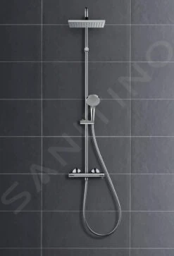 Hansgrohe Vernis Shape - Conjunto De Ducha Showerpipe 230 Con Termostato, EcoSmart, Cromo 26097000 -Baño Suministros Tienda d179e258c89671a2d892d5b0