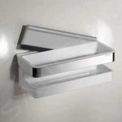 Keuco Collection Moll - Estante Con Limpiacristales, Longitud 240 Mm, Blanco/cromo 12759010000 -Baño Suministros Tienda d9a9ba019224411162b59cba