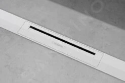 Hansgrohe RainDrain Flex - Canaleta De Ducha Lineal Con Rejilla De Acero Inoxidable 900, Independiente, Acortable, Blanco Mate 56045700 -Baño Suministros Tienda dc0c831c89a405b1c2d7358b