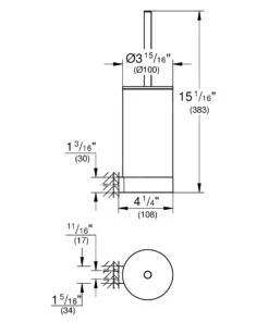 Grohe Selection - Escobilla De WC Con Soporte De Pared, Cristal/níquel Pulido 41076BE0 -Baño Suministros Tienda dd74679f9f9525194dbd5336 1