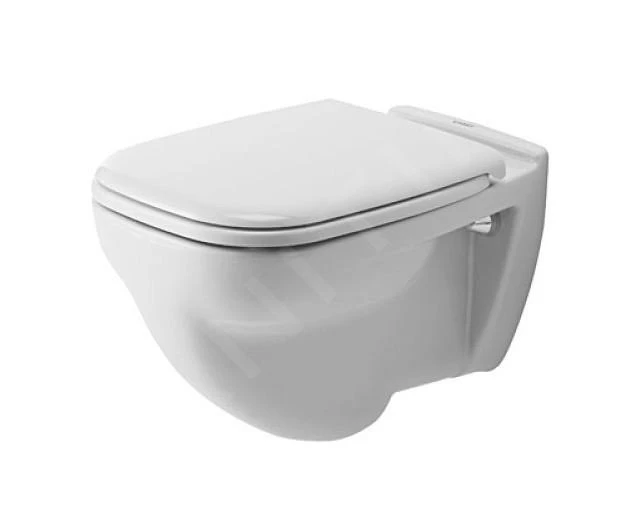 Duravit D-Code - Inodoro Suspendido, Descarga Plana, Blanco Alpino 22100900002 3 Duravit D-Code - Inodoro Suspendido, Descarga Plana, Blanco Alpino 22100900002