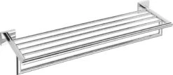 Sapho X-SQUARE - Estante Para Toallas, Longitud 655 Mm, Cromo XQ601