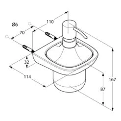 Kludi Amba - Dispensador De Jabón Líquido, Cromo 5397605 -Baño Suministros Tienda e43babbaae94fcbda73af1cb