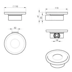 Sapho Gedy Pirenei - Jabonera Con Soporte, Negro Mate/cristal Satinado PI1114 -Baño Suministros Tienda e8268b2dd6b6d6ae593fe7cb