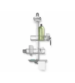 Simplehuman Accesorios De Baño - Estante Para Ducha Caddy Plus Colgante, Ajustable, Acero Inoxidable BT1099 -Baño Suministros Tienda e8ce5f7acf44c8cd88e2ac1d