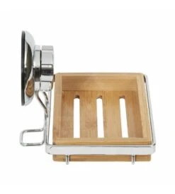 Compactor Bestlock - Jabonera Con Soporte, Bambú/cromo RAN5806 -Baño Suministros Tienda e9b9905434500c0350330c86