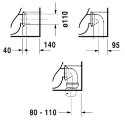 Duravit Darling New - Inodoro De Pie, Desagüe Posterior, Blanco Alpino 2139090000 -Baño Suministros Tienda ea4a52ecca6e08a9945718b8