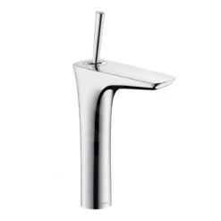 Hansgrohe PuraVida - Grifo Monomando De Lavabo 200 Con Conjunto De Desagüe Push-Open, Cromo 15081000