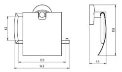 Novaservis Metalia 11 - Portarrollos Con Tapa, Cromo 0138,0 -Baño Suministros Tienda eb35199ad177893e27c32a87