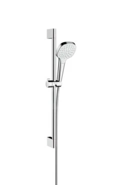 Hansgrohe Croma Select E - Conjunto De Ducha 1jet 0,65m, Blanco/cromo 26584400