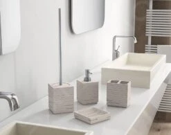 Sapho Gedy Quadrotto - Escobilla De WC, Tortora QU3366 -Baño Suministros Tienda ebce500b02e7a94111525c2c