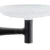 Duravit Starck T - Jabonera Con Soporte, Negra/vidrio Opalino 0099334600