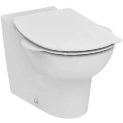 Ideal Standard Contour 21 - Inodoro De Pie Para Niños, Desagüe Posterior, Rimless, Blanco S312301 -Baño Suministros Tienda ec78d7f45561ba594a5d9119