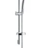 Hansgrohe Croma 100 - Conjunto De Alcachofa De Ducha, 4 Chorros, Barra 0,65 M Y Manguera, Cromo 27772000