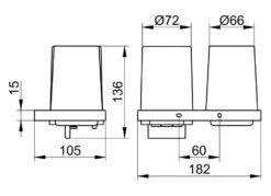Keuco Edition 11 - Dispensador De Jabón Y Vaso Con Soporte, Cristal/cromo Negro 11153139000 -Baño Suministros Tienda ed64cfbfbe926b2f5e81595b
