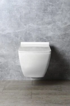 Sapho Isvea Purity - Inodoro Suspendido Con Ducha De Bidé, Blanco 10PL02007-DL -Baño Suministros Tienda f3c18429741b08148101fada