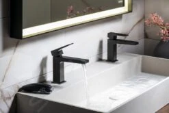 Sapho Dimy - Grifo De Lavabo, Negro Mate DM002BL -Baño Suministros Tienda f48c42e1013266633298d4c3