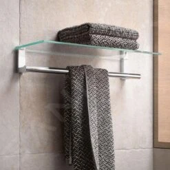 Keuco Plan - Estante Con Toallero, Longitud 600 Mm, Cromo/cristal 14975010000 -Baño Suministros Tienda f4e12a87a1241fa61109b128