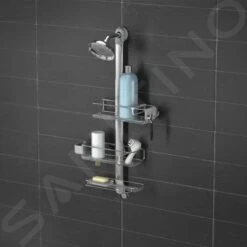Simplehuman Accesorios De Baño - Estante Para Ducha Caddy Plus Colgante, Ajustable, Acero Inoxidable BT1099 -Baño Suministros Tienda f68f0a81724c6983eb5b24da