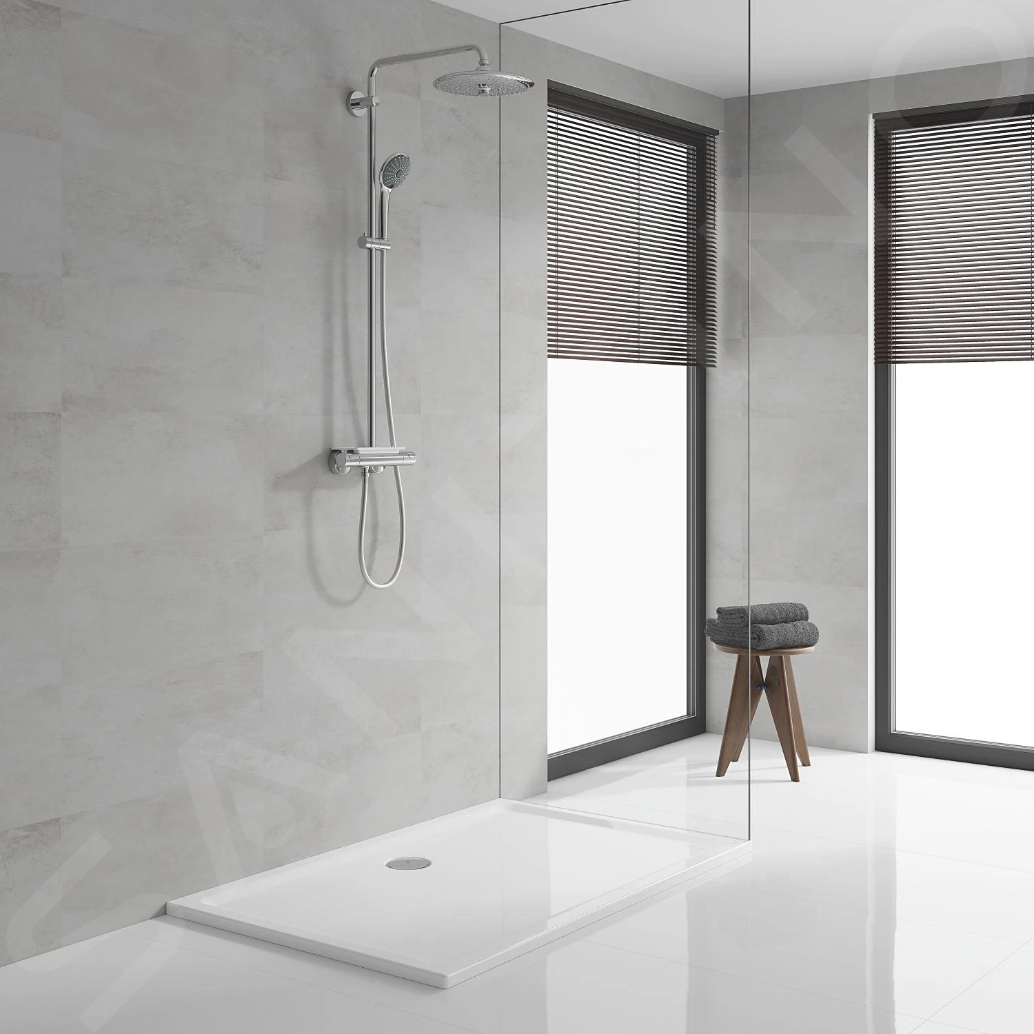 Grohe Vitalio Joy - Rociador De Ducha, Diámetro 260 Mm, 3 Chorros, Cromo 26462000 8 Grohe Vitalio Joy - Rociador De Ducha, Diámetro 260 Mm, 3 Chorros, Cromo 26462000 - Imagen 6