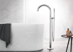 Grohe Atrio - Grifo De Suelo Para Bañera, Con Caño Giratorio, Cromo 32653003 -Baño Suministros Tienda f83146aa5485f364e07f0f0b