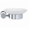 Duravit D-Code - Jabonera Con Soporte, Derecha, Vaso Opalino/cromo 0099181000 -Baño Suministros Tienda f8530ee82046fd1e79a6de0b