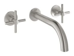 Grohe Atrio - Grifo Empotrado De Lavabo, 3 Orificios, Supersteel 20164DC3
