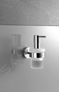Grohe Essentials - Dispensador De Jabón Líquido Con Soporte, Cromo 40448001 -Baño Suministros Tienda fd6e8f7d3b76d3cb14a80b4e