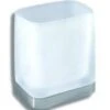 Novaservis Metalia 4 - Vaso Para Cepillos De Dientes, Blanco/cromo 6406,0